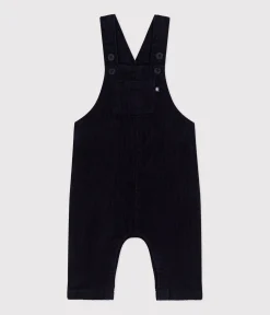 Petit Bateau Sets, Overalls & Latzhosen*Baby-Latzhose aus Cord blau SMOKING