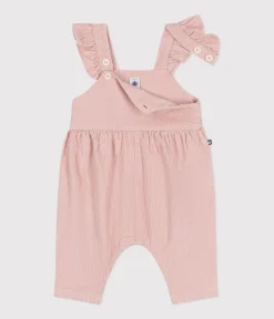 Petit Bateau Sets, Overalls & Latzhosen*Baby-Latzhose aus Cord rosa SALINE