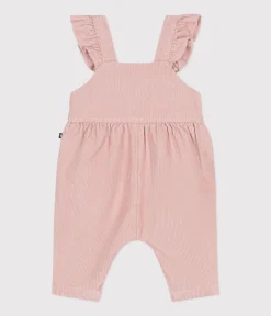 Petit Bateau Sets, Overalls & Latzhosen*Baby-Latzhose aus Cord rosa SALINE