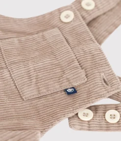Petit Bateau Sets, Overalls & Latzhosen*Baby-Latzhose aus Cord HUITRE
