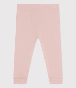 Petit Bateau Shorts, Hosen, Leggings*Baby-Leggings aus einfarbiger Baumwolle rosa SALINE
