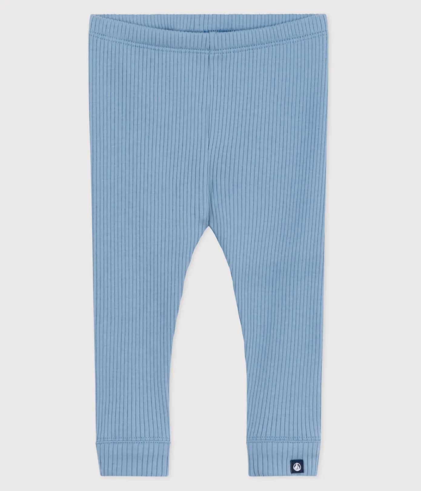 Petit Bateau Shorts, Hosen, Leggings*Baby-Leggings aus einfarbiger Baumwolle ADRIATIC