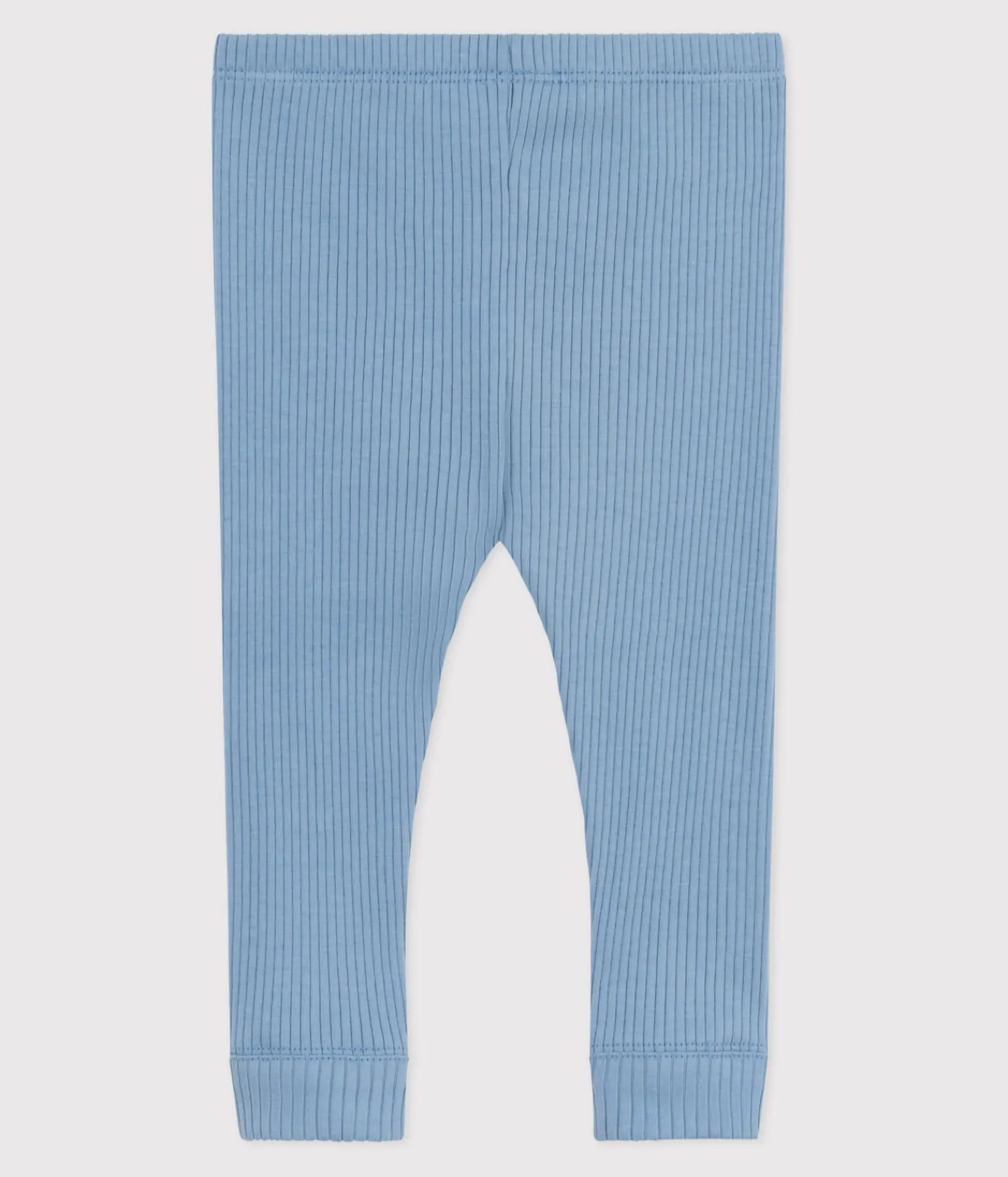 Petit Bateau Shorts, Hosen, Leggings*Baby-Leggings aus einfarbiger Baumwolle ADRIATIC