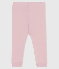 Petit Bateau Shorts, Hosen, Leggings*Baby-Leggings aus einfarbiger Baumwolle rosa JOLI