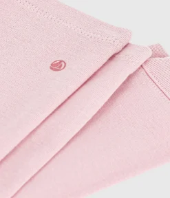 Petit Bateau Shorts, Hosen, Leggings*Baby-Leggings aus einfarbiger Baumwolle rosa JOLI