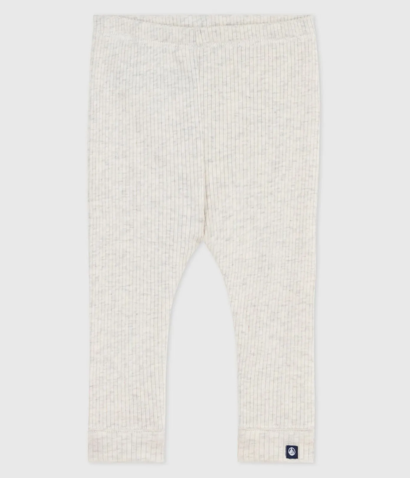 Petit Bateau Shorts, Hosen, Leggings*Baby-Leggings aus einfarbiger Baumwolle beige MONTELIMAR CHINE