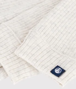 Petit Bateau Shorts, Hosen, Leggings*Baby-Leggings aus einfarbiger Baumwolle beige MONTELIMAR CHINE