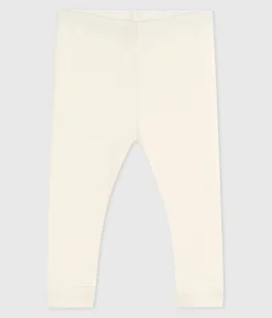 Petit Bateau Shorts, Hosen, Leggings*Baby-Leggings aus einfarbiger Baumwolle naturfarben MILK