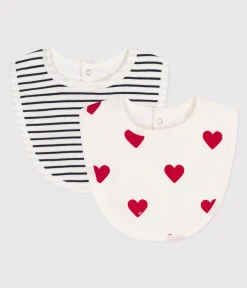 Petit Bateau Lätzchen​|Newborn*BABY-LÄTZCHEN AUS BAUMWOLLE IM 2ER-SET variante 2