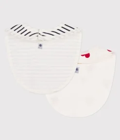 Petit Bateau Lätzchen​|Newborn*BABY-LÄTZCHEN AUS BAUMWOLLE IM 2ER-SET variante 2