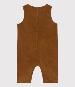 Petit Bateau Sets, Overalls & Latzhosen*Baby-Overall aus Cord braun CUIVRE