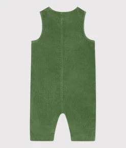 Petit Bateau Sets, Overalls & Latzhosen*Baby-Overall aus Cord grün PALMERAIE