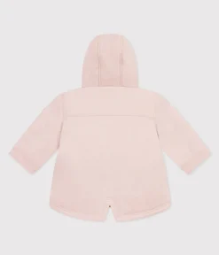 Petit Bateau Jacken, Anoraks*Babyparka mit Sherpafutter. rosa SALINE