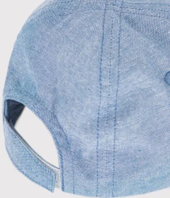 Petit Bateau Accessoires, Sonnenhüte, Caps*Baby-Schirmmütze aus himmelblauem Denim blau DENIM CLAIR