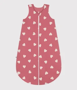 Petit Bateau Schlafsäcke, Decken|Newborn*Baby-Schlafsack aus Baumwolle TOG-Wert-Wert 2,5 rosa ROSEWOOD/ AVALANCHE