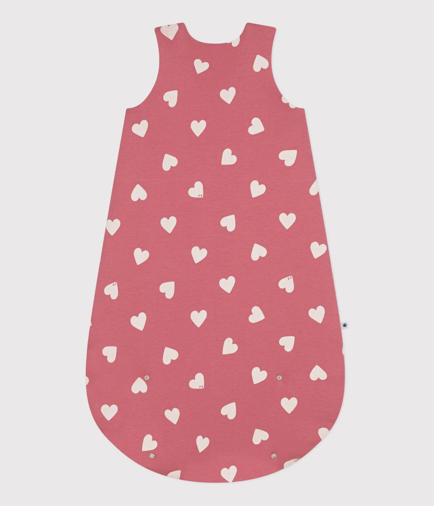 Petit Bateau Schlafsäcke, Decken|Newborn*Baby-Schlafsack aus Baumwolle TOG-Wert-Wert 2,5 rosa ROSEWOOD/ AVALANCHE