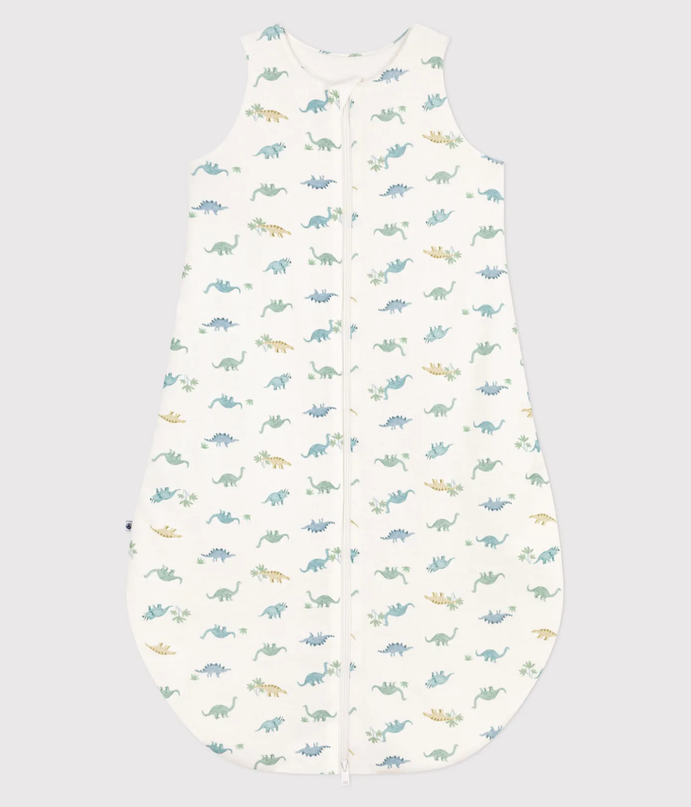 Petit Bateau Schlafsäcke, Decken|Newborn*Babyschlafsack aus Baumwolle mit Dinos TOG-Wert 2 weiss MARSHMALLOW/weiss MULTICO