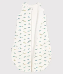 Petit Bateau Schlafsäcke, Decken|Newborn*Babyschlafsack aus Baumwolle mit Dinos TOG-Wert 2 weiss MARSHMALLOW/weiss MULTICO