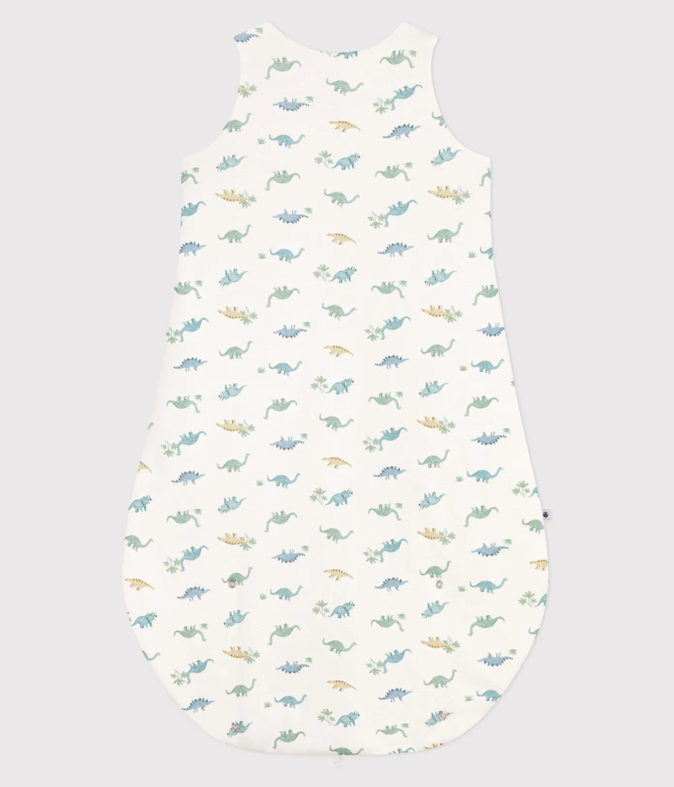 Petit Bateau Schlafsäcke, Decken|Newborn*Babyschlafsack aus Baumwolle mit Dinos TOG-Wert 2 weiss MARSHMALLOW/weiss MULTICO