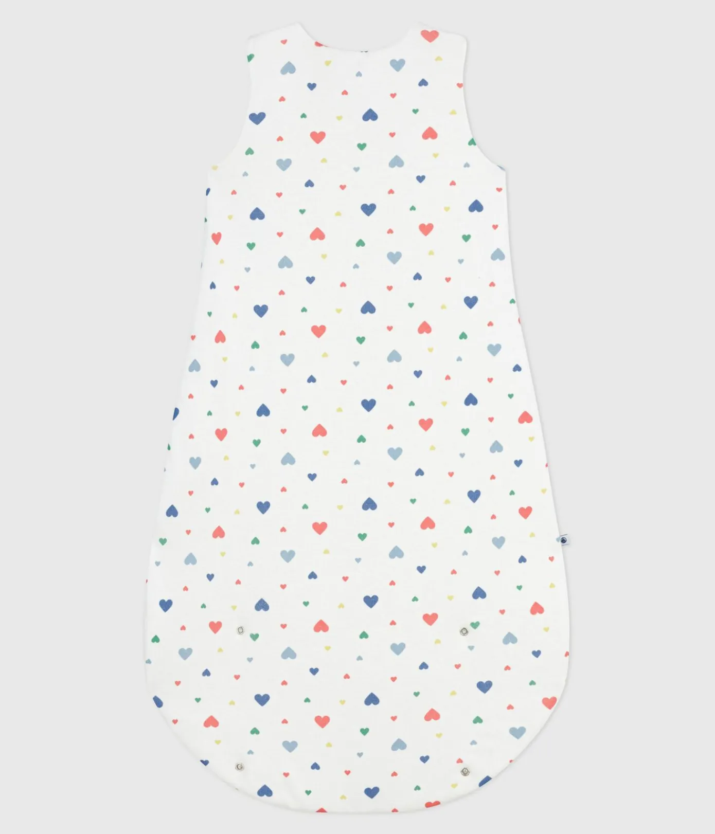 Petit Bateau Schlafsäcke, Decken|Newborn*Babyschlafsack aus Baumwolle mit Herzmotiv TOG-Wert 2 weiss MARSHMALLOW/weiss MULTICO