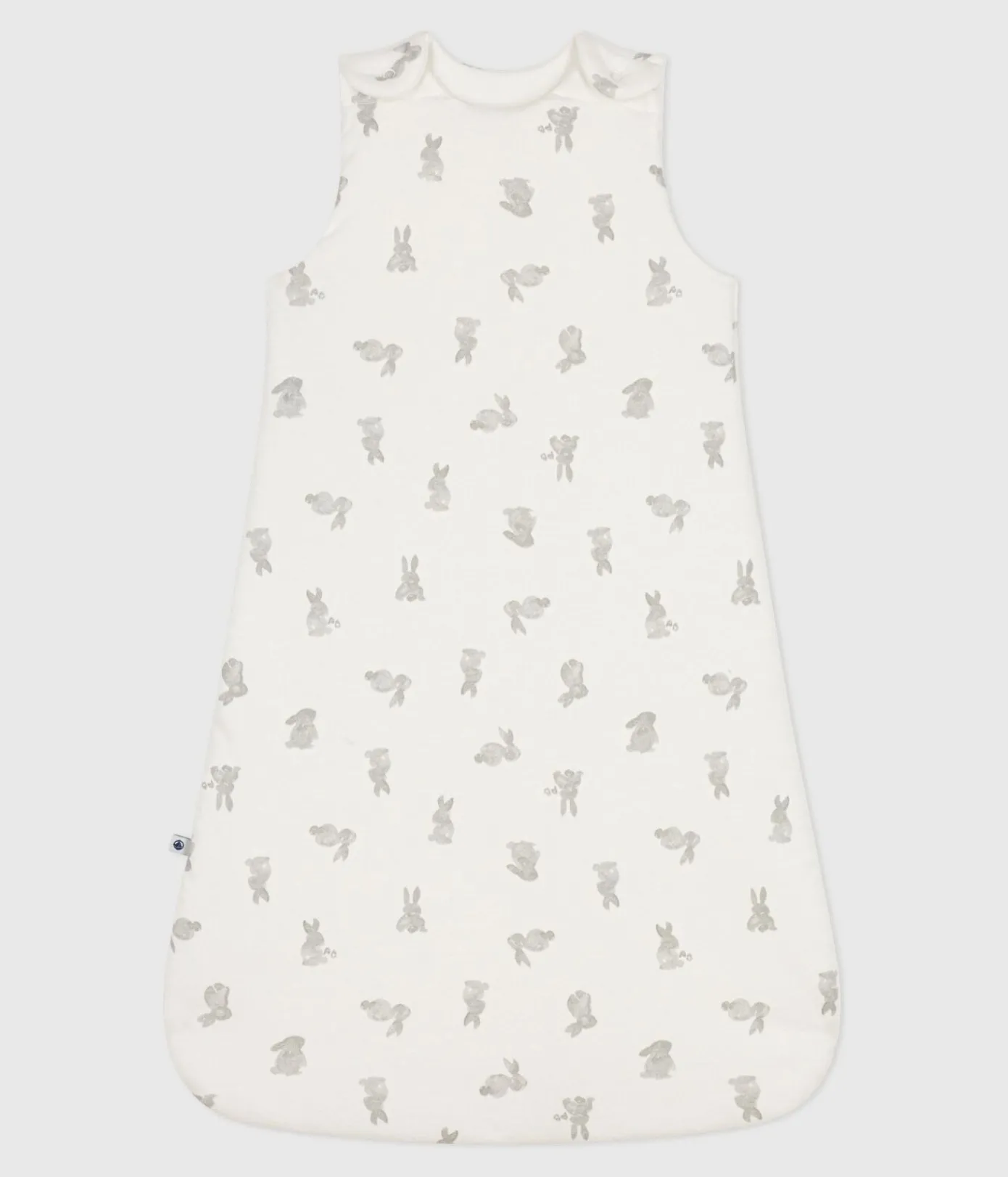 Petit Bateau Schlafsäcke, Decken|Newborn*Baby-Schlafsack aus Baumwolle TOG-Wert 2 weiss MARSHMALLOW/grau GRIS