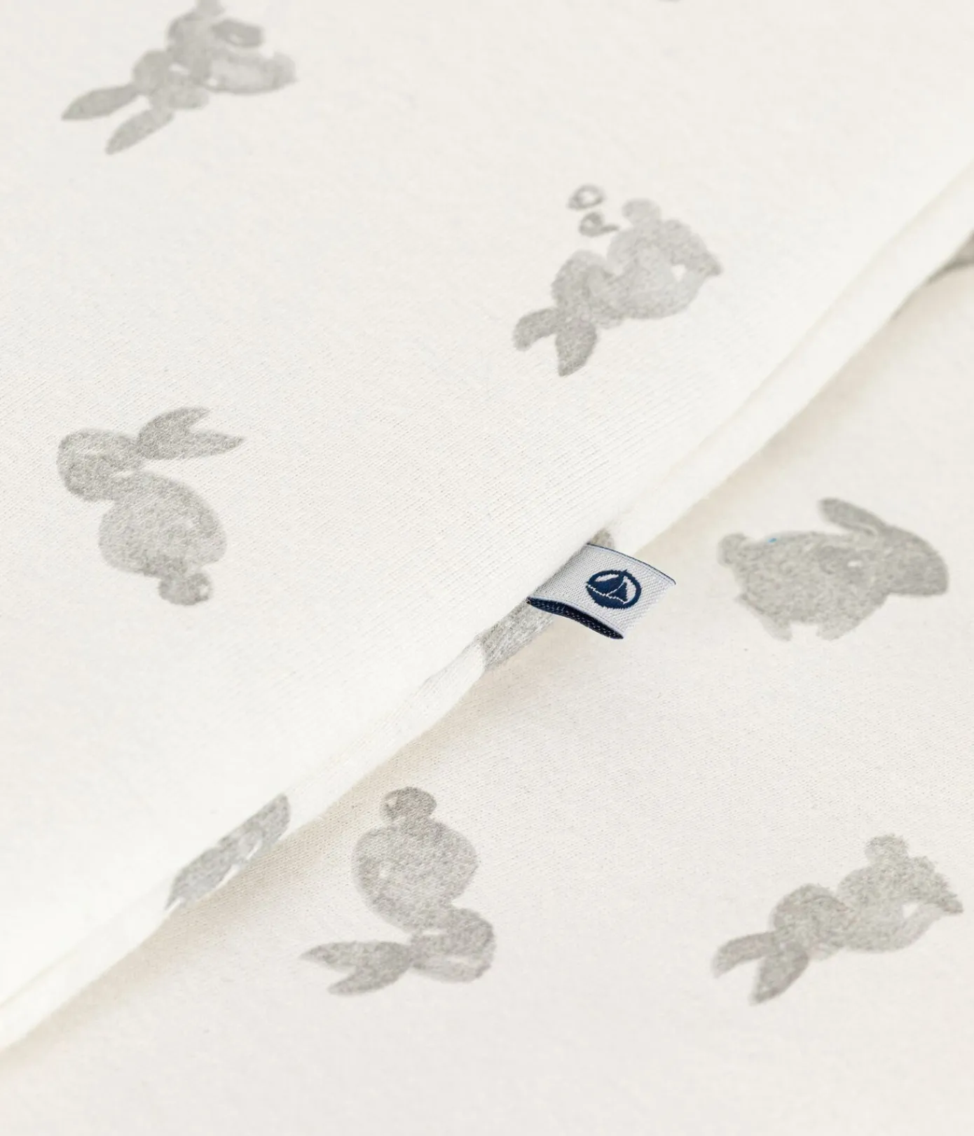 Petit Bateau Schlafsäcke, Decken|Newborn*Baby-Schlafsack aus Baumwolle TOG-Wert 2 weiss MARSHMALLOW/grau GRIS