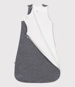 Petit Bateau Schlafsäcke, Decken|Newborn*Baby-Schlafsack aus Nicki TOG-Wert 2,5 blau SMOKING/weiss MARSHMALLOW