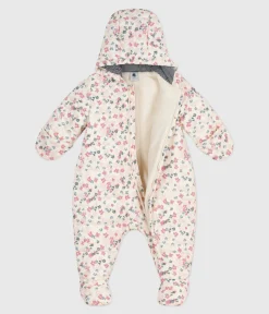 Petit Bateau Jacken, Anoraks*Baby-Schneeanzug aus Polyester MILK/ MULTICO