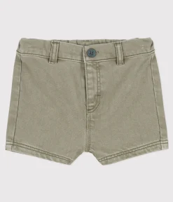 Petit Bateau Shorts, Hosen, Leggings*Baby-Shorts aus Denim grün MARECAGE
