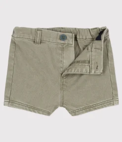 Petit Bateau Shorts, Hosen, Leggings*Baby-Shorts aus Denim grün MARECAGE