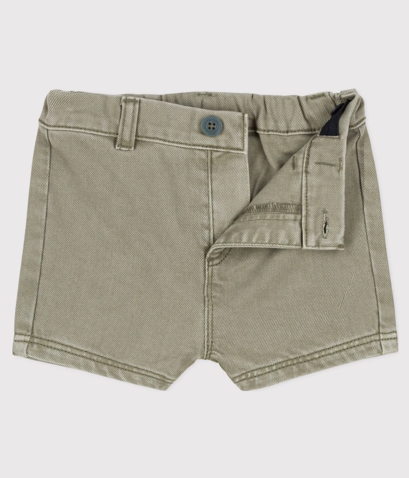 Petit Bateau Shorts, Hosen, Leggings*Baby-Shorts aus Denim grün MARECAGE