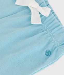 Petit Bateau Shorts, Hosen, Leggings*Baby-Shorts aus einfarbiger Baumwolle blau AQUATIC