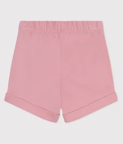 Petit Bateau Shorts, Hosen, Leggings*Baby-Shorts aus einfarbiger Baumwolle rosa CHARME