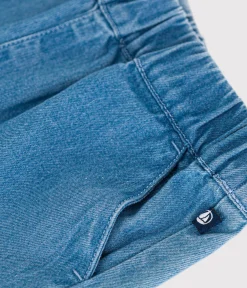 Petit Bateau Shorts, Hosen, Leggings*Baby-Shorts aus leichtem Denim blau DENIM CLAIR