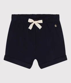 Petit Bateau Shorts, Hosen, Leggings*Baby-Shorts aus leichtem Jerseystoff blau SMOKING
