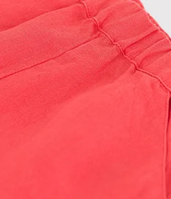 Petit Bateau Shorts, Hosen, Leggings*Baby-Shorts aus Leinen orange JUPITER