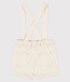 Petit Bateau Sets, Overalls & Latzhosen*Baby-Shorts mit Trägern aus Denim naturfarben AVALANCHE