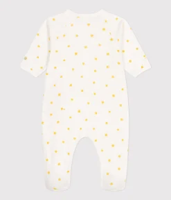 Petit Bateau Schlafanzüge, Strampler|Newborn*Baby-Strampler aus Baumwolle weiss MARSHMALLOW/ ORGE