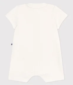 Petit Bateau Sets, Overalls & Latzhosen|Newborn*Baby-Strampler aus Baumwolle mit besticktem Kragen weiss MARSHMALLOW