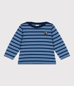 Petit Bateau Pullover, Cardigans*Baby-Streifenshirt blau BEACH/ MEDIEVAL