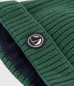 Petit Bateau Accessoires, Sonnenhüte, Caps*Baby-Strickmütze mit Fleece-Futter WILLOW