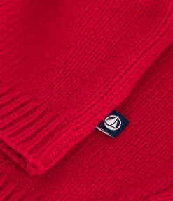 Petit Bateau Pullover, Cardigans*Baby-Strickpullover mit Wollanteil ROT STOP/ MULTICO