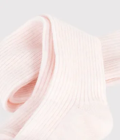 Petit Bateau Socken, Schühchen*Baby-Strumpfhose aus Wolle rosa FLEUR