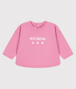 Petit Bateau Pullover, Cardigans*Baby-Sweatshirt aus Baumwolle mit Vintage-Motiv BOUDOIR