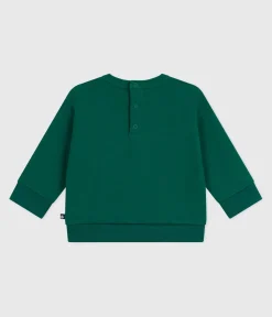 Petit Bateau Pullover, Cardigans*Baby-Sweatshirt aus Baumwolle mit -Stickerei grün EVERGREEN