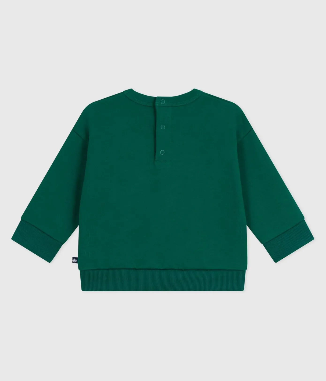 Petit Bateau Pullover, Cardigans*Baby-Sweatshirt aus Baumwolle mit -Stickerei grün EVERGREEN
