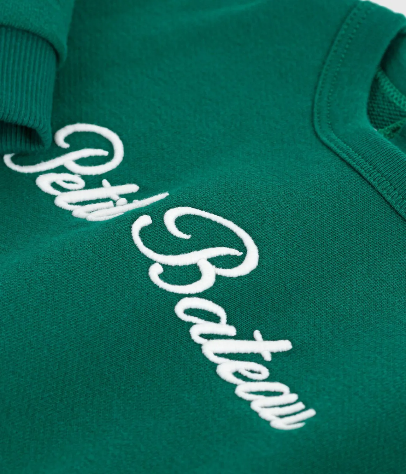 Petit Bateau Pullover, Cardigans*Baby-Sweatshirt aus Baumwolle mit -Stickerei grün EVERGREEN