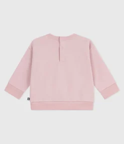 Petit Bateau Pullover, Cardigans*Baby-Sweatshirt aus Baumwolle mit -Stickerei rosa JOLI