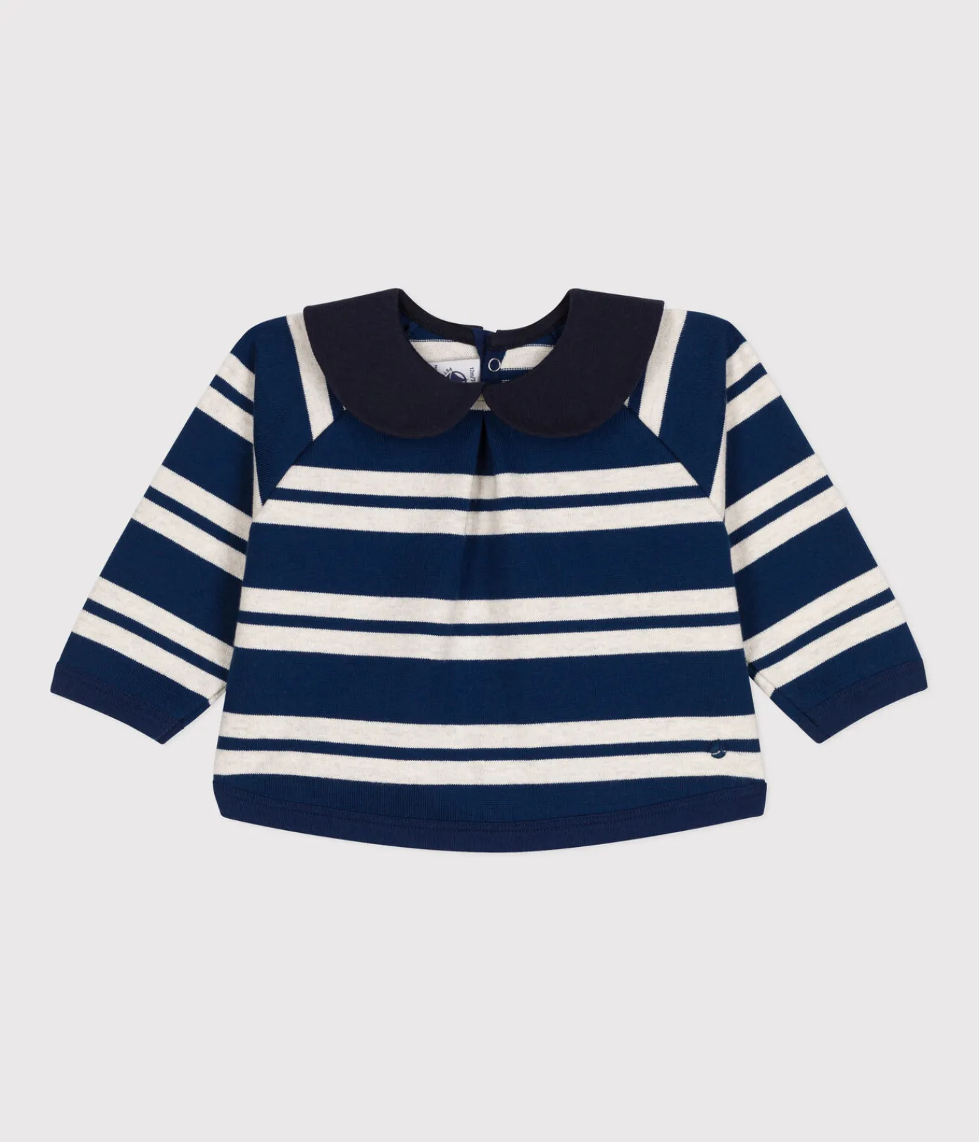 Petit Bateau Pullover, Cardigans*Baby-Sweatshirt aus dickem Jersey blau MEDIEVAL/ MONTELIMAR