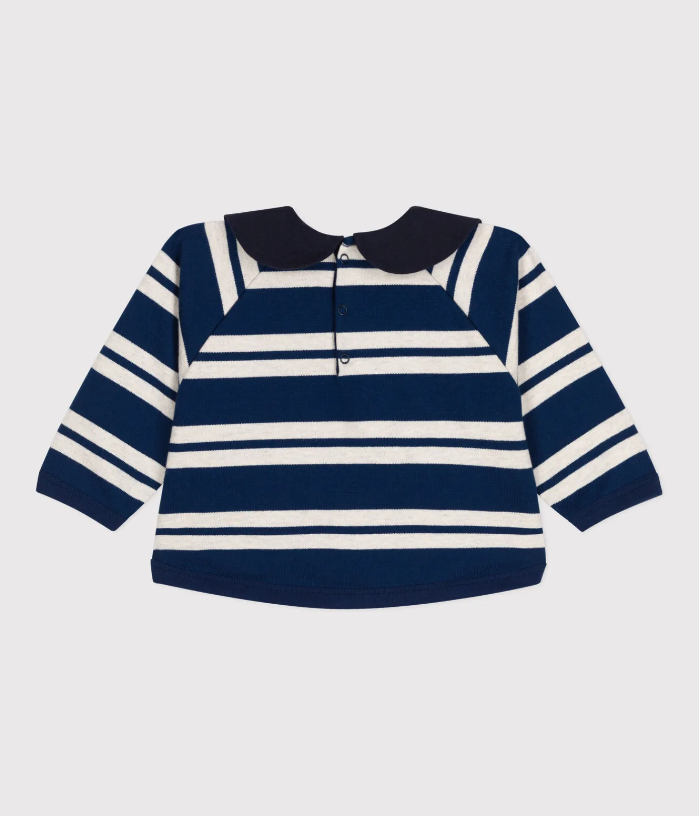 Petit Bateau Pullover, Cardigans*Baby-Sweatshirt aus dickem Jersey blau MEDIEVAL/ MONTELIMAR